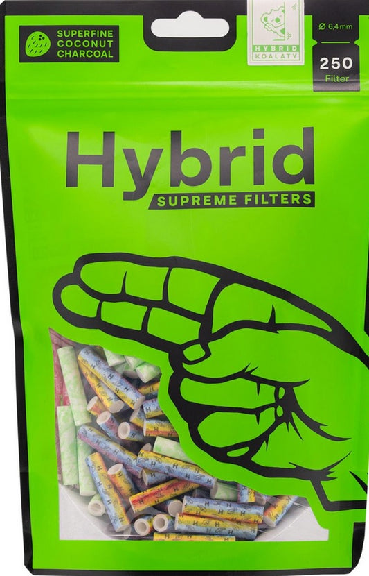 Hybrid Supreme Filters "Bunt gemischt", ø 6,4mm, L 30mm, 250er Beutel