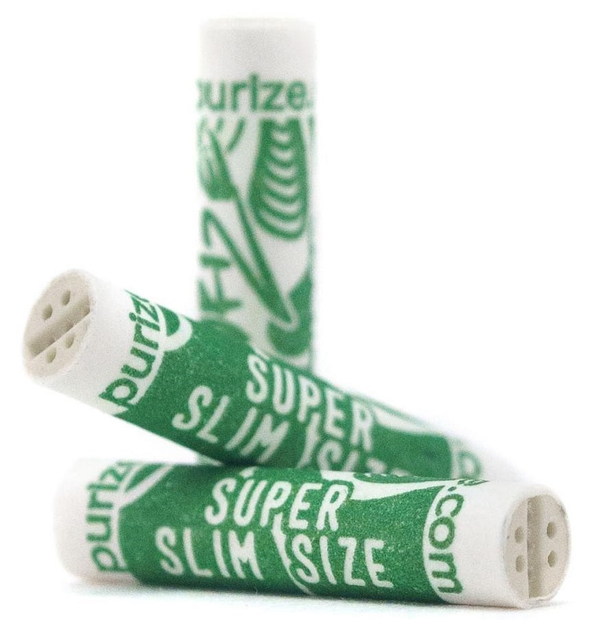 PURIZE Aktivkohlefilter weiß, 1 x 500 Stück im Beutel, 5.0 mm Ø SUPER SLIM SIZE