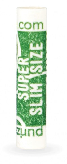 PURIZE Aktivkohlefilter 50 Stück im Beutel, weiß, 5.0 mm Ø SUPER SLIM SIZE
