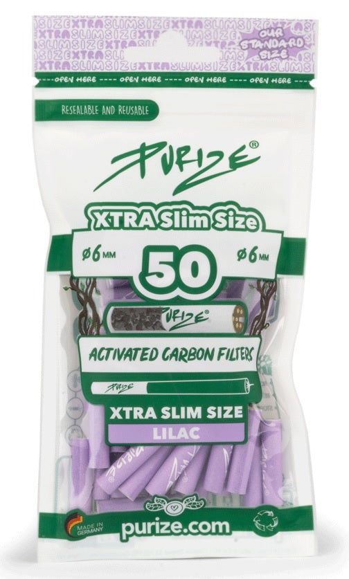 PURIZE Akf.- XTRA Slim Lilac, ø 6mm, 50er Packung
