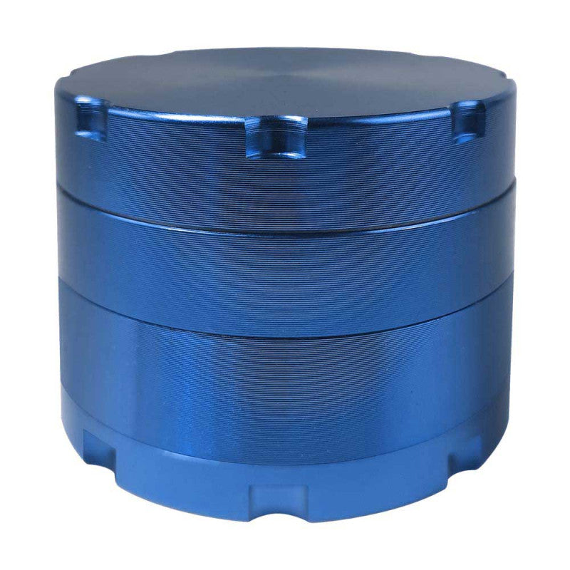Alu CNC Grinder 4-Part - 50mm -  Blau, innen Silber