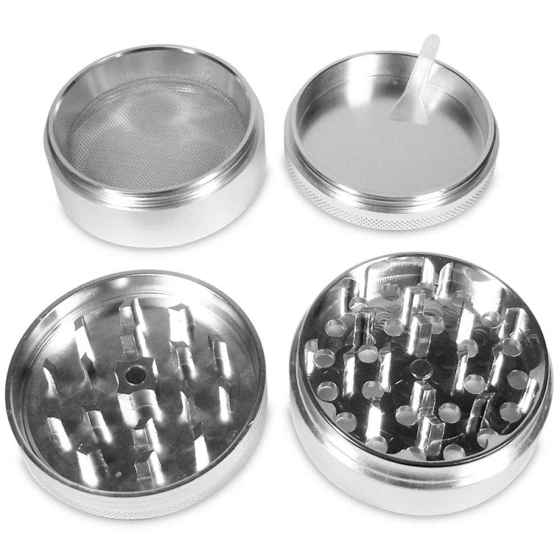 Alu CNC Grinder 4-Part 63mm, Silber