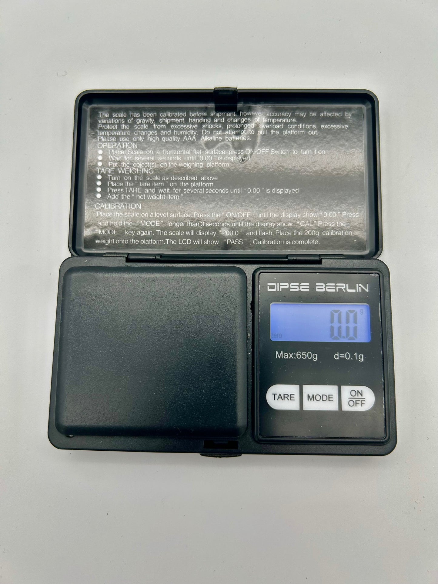 DIPSE City-Special.- Berlin 650g x 0,1g -Taschenwaage