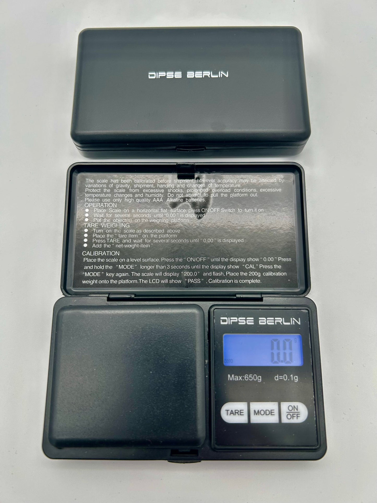 DIPSE City-Special.- Berlin 650g x 0,1g -Taschenwaage