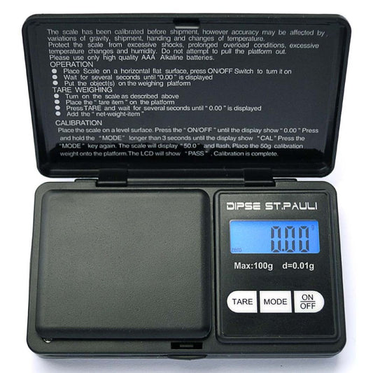 DIPSE City-Special.- St.Pauli 100g x 0,01g -Taschenwaage