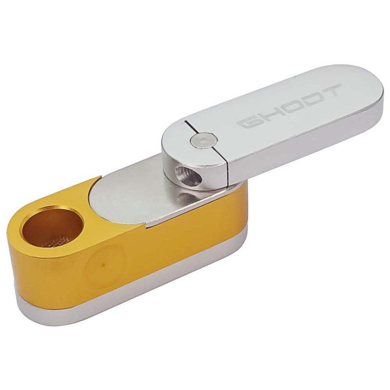 GHODT Aluminium Pfeife mit Stash Silber