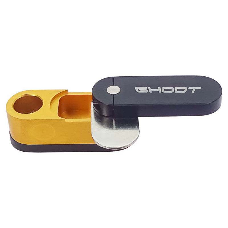 GHODT Aluminium Pfeife mit Stash Schwarz