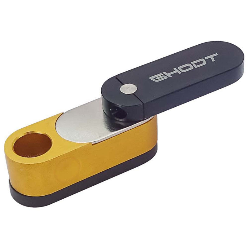GHODT Aluminium Pfeife mit Stash Schwarz