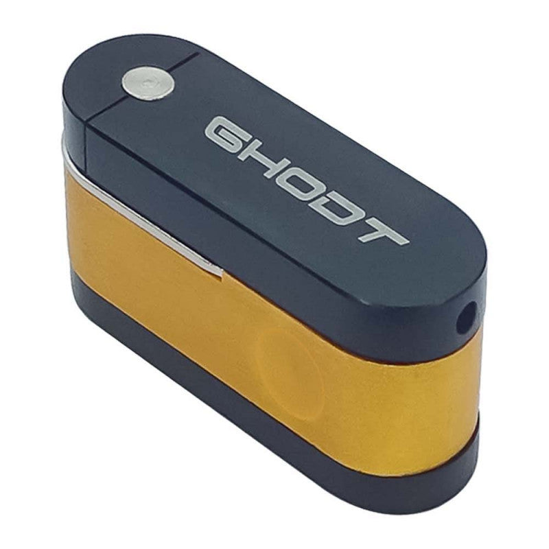 GHODT Aluminium Pfeife mit Stash Schwarz