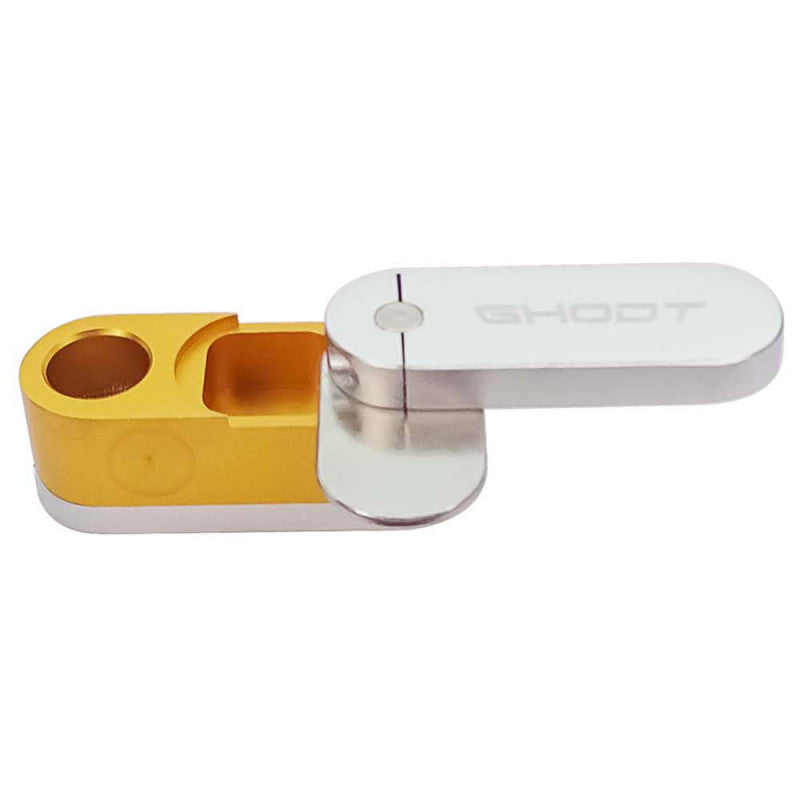 GHODT Aluminium Pfeife mit Stash Silber