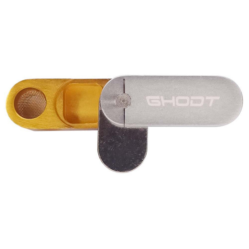 GHODT Aluminium Pfeife mit Stash Silber
