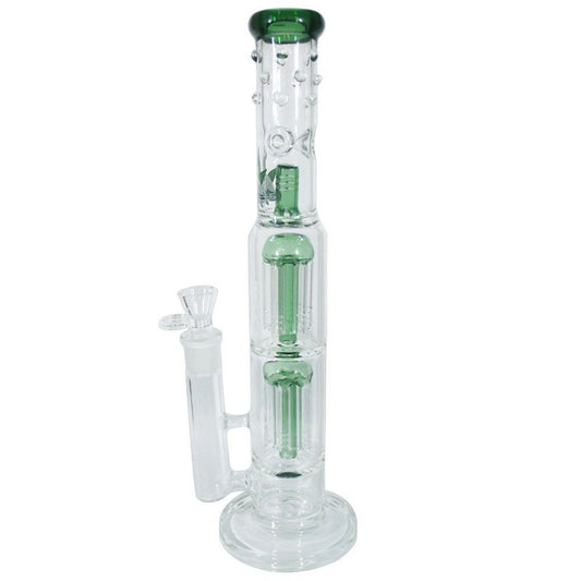 GHODT Bong Double-Percolator 35cm Green