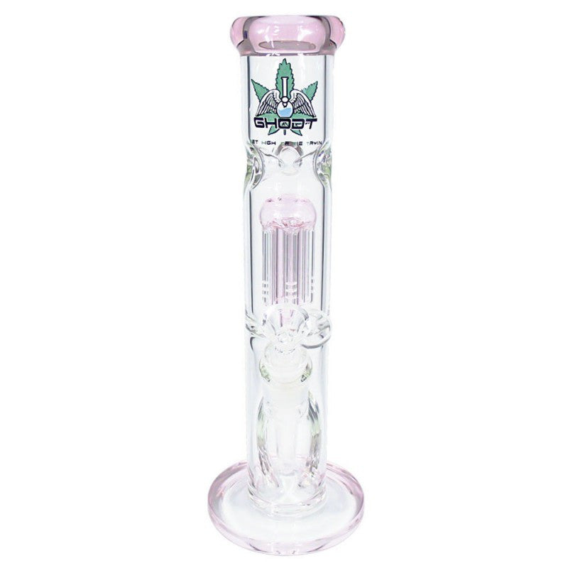 GHODT Percolator Bong Pink NS: 18,8/14,5 - 30cm