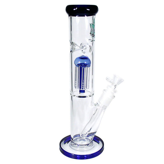 GHODT Percolator Bong Blau NS: 18,8/14,5 - 30cm