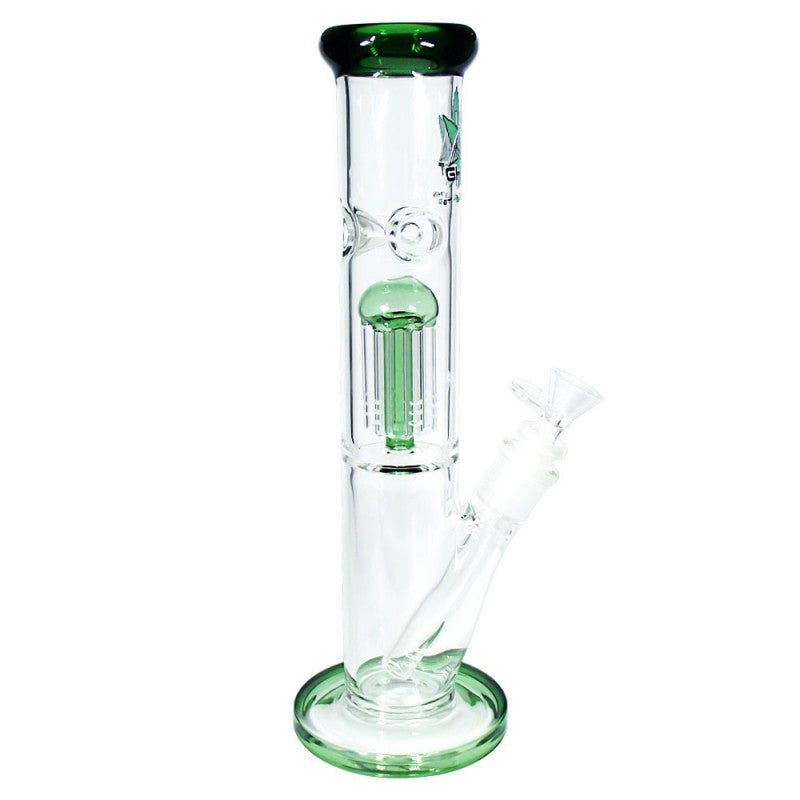 GHODT Percolator Bong Grün NS: 18,8/14,5 - 30cm