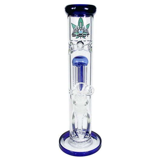 GHODT Percolator Bong Blau NS: 18,8/14,5 - 30cm