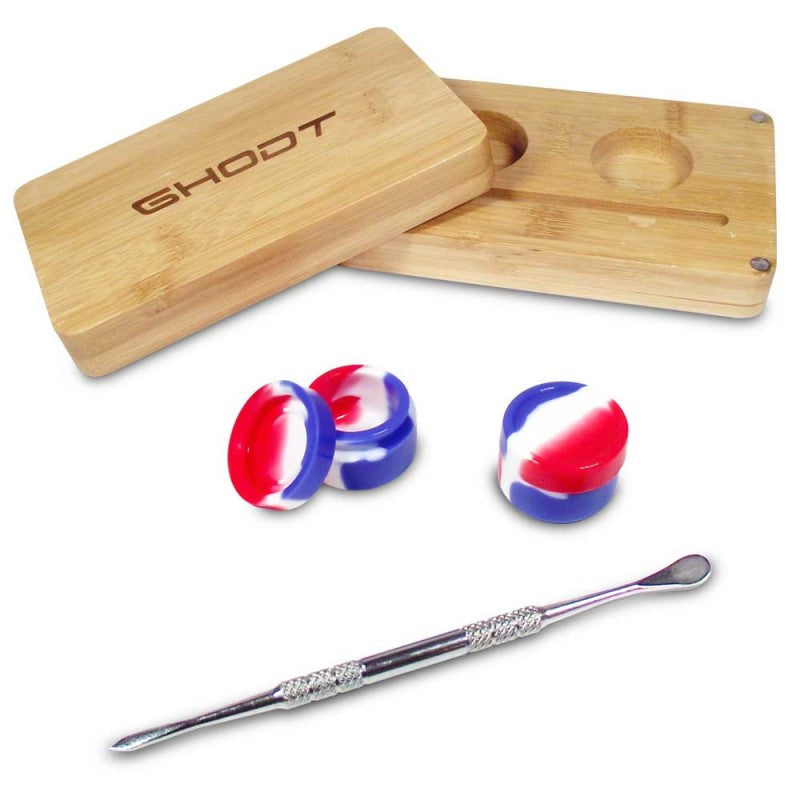 GHODT Dabbing Box, 2 Silikon Cups, Dabbing Nail