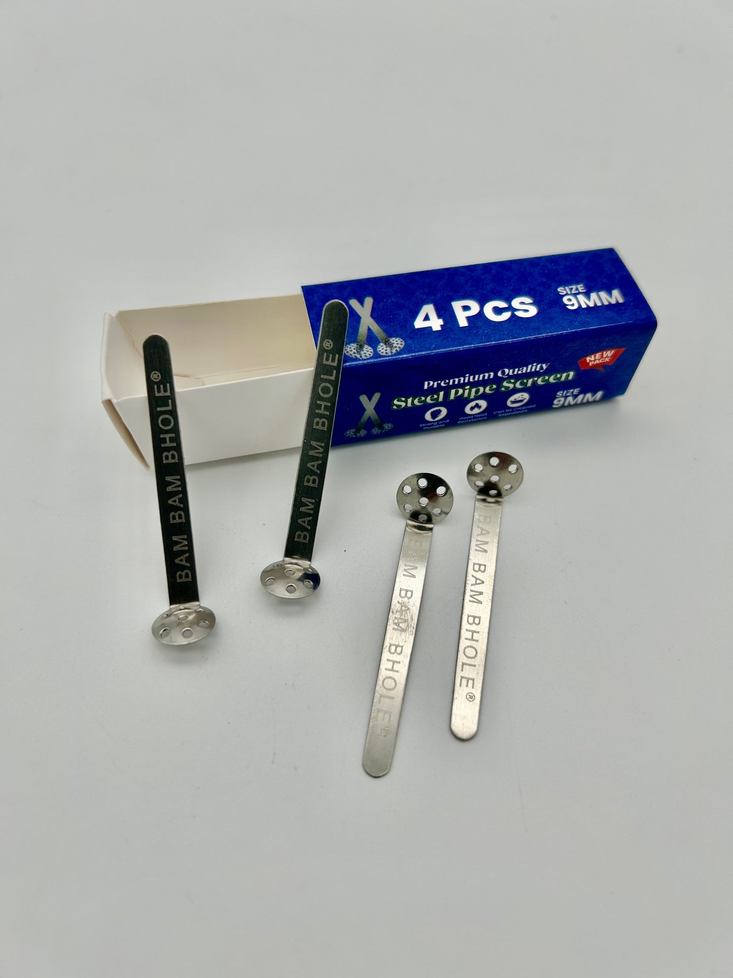 B.B.Bhole 9mm - Stahleinhängesiebe 4er Pack