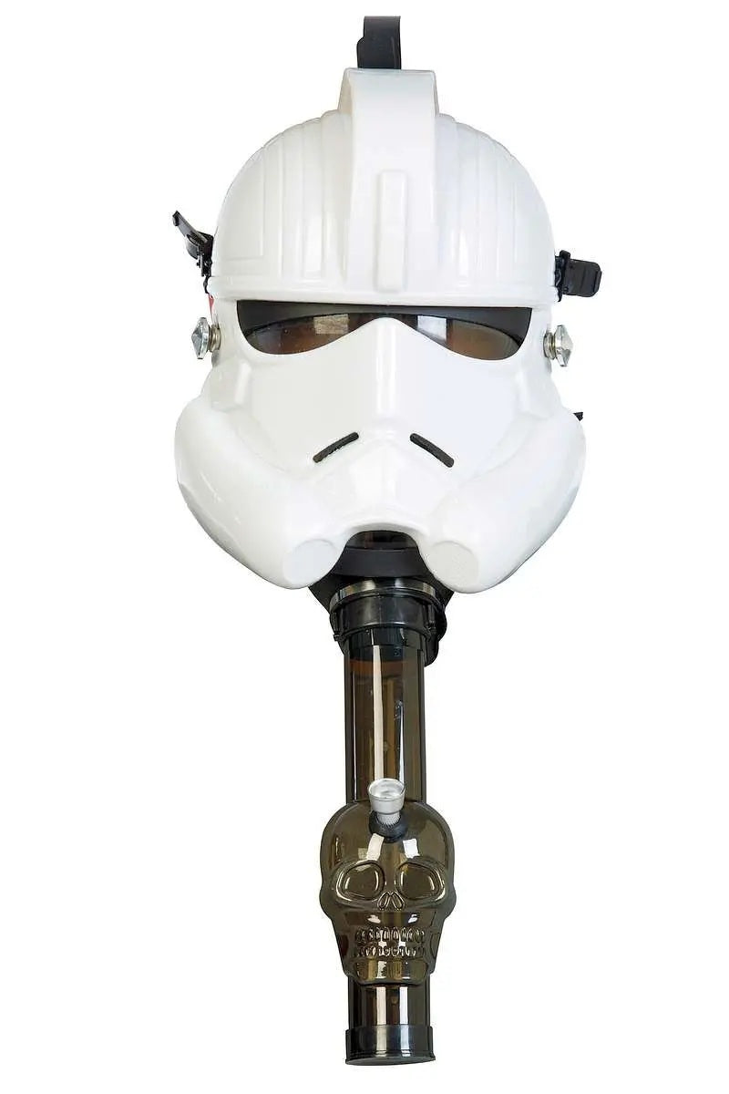 Bongmaske SW ETC Gasmaske mit Skullbong ca.20cm