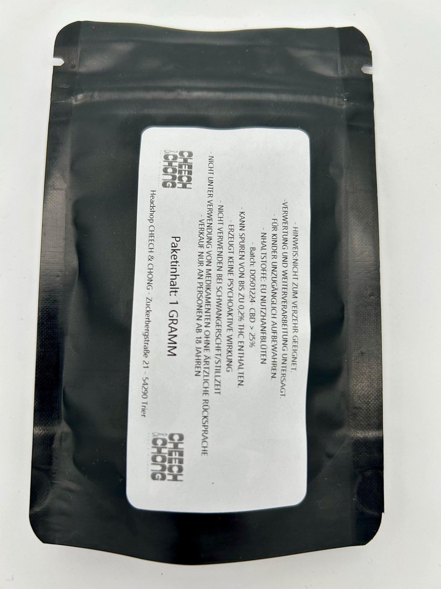 LH 1g Roter Afghane 25% CBD, THC 0,07%, CBG 0,40%