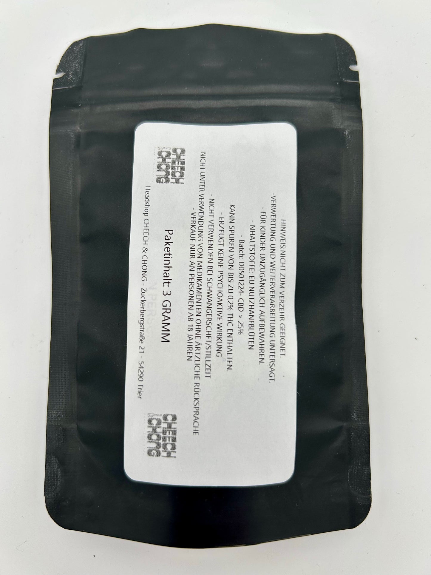 LH 3g Roter Afghane 25% CBD, THC 0,07%, CBG 0,40%