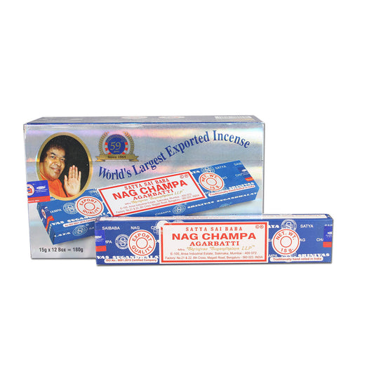 Sai Baba Nag Champa Räucherstäbchen 15 g