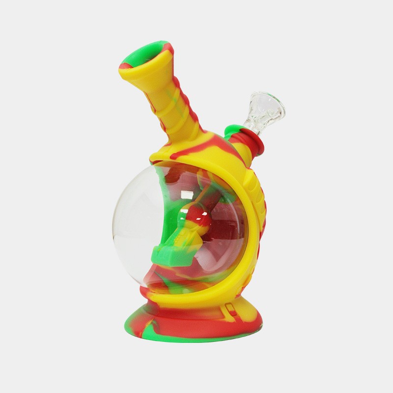 Silikon Glass Bong, Raumschiff Rasta, NS14,5