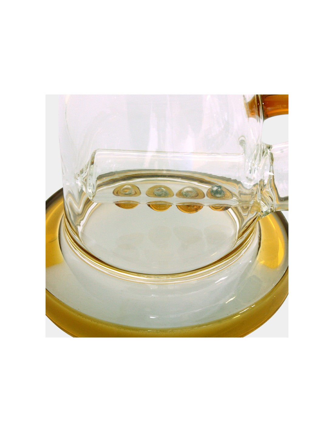 Sub Rig Diffusor Glass Bong,17cm, Amber