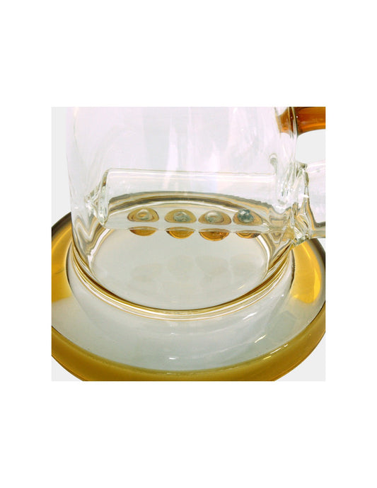 Sub Rig Diffusor Glass Bong,17cm, Amber