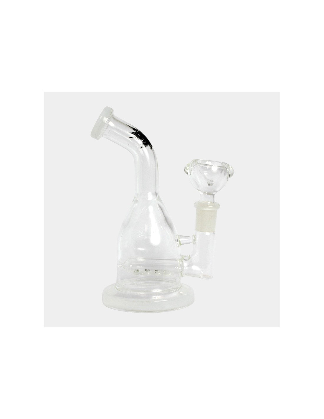 Sub Rig Diffusor Glass Bong,17cm, Weiss