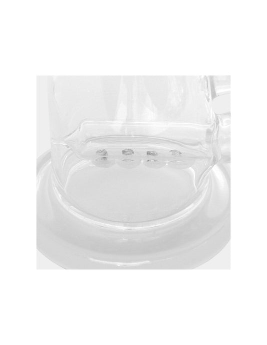 Sub Rig Diffusor Glass Bong,17cm, Weiss